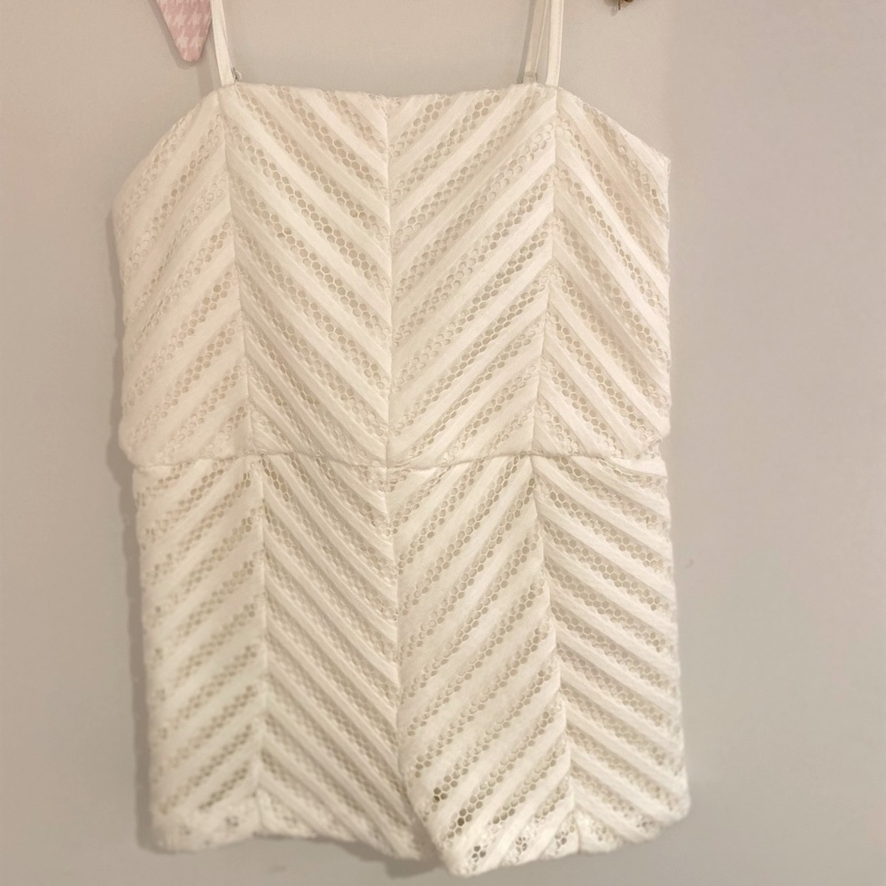 Bardot Junior - white romper, size 4T